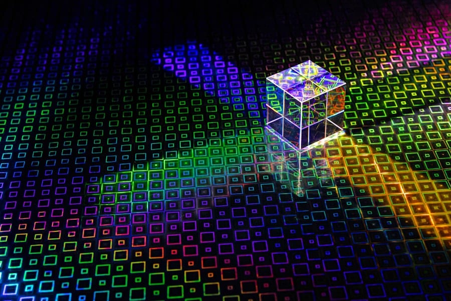 Quantumchip Lichtmatrix Datenkern