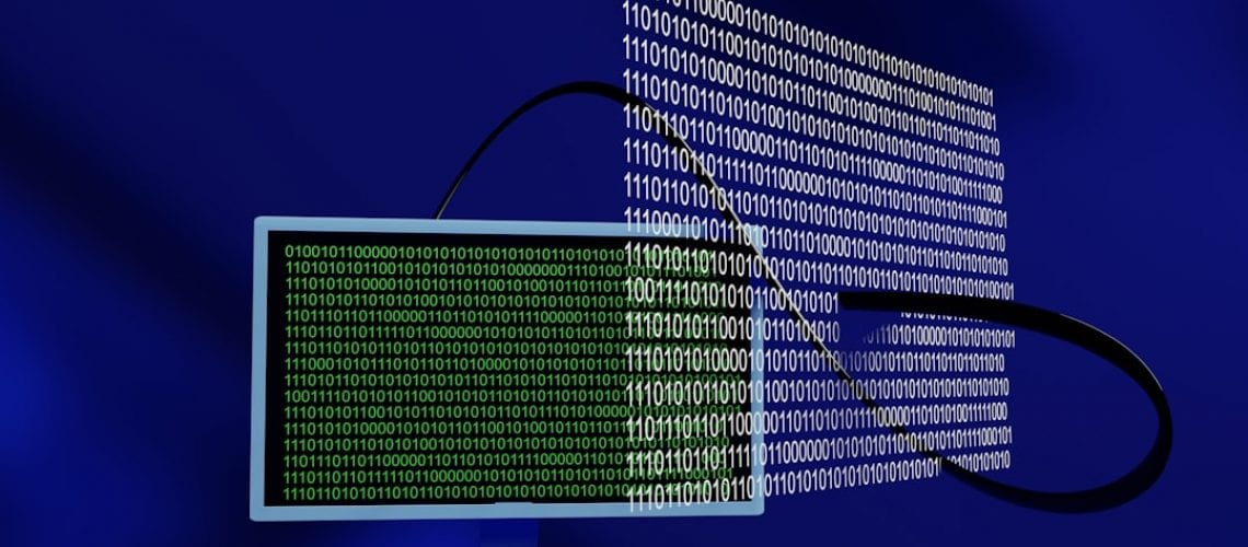 Photo Serverraum Kontrollpanel Datenfluss