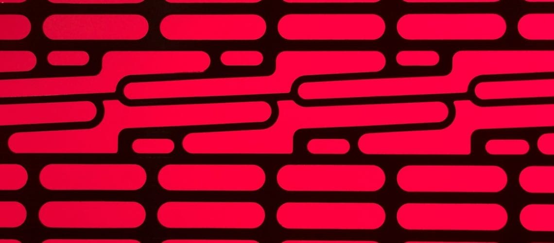 Photo Quantum-Chip Daten-Schild Kryptografie-Matrix