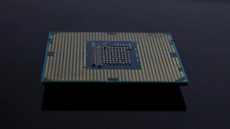 Photo Quantum processor chip